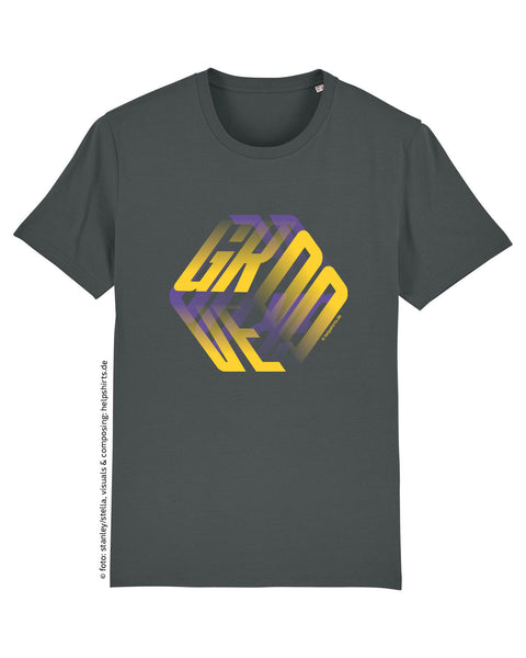 Bio T-Shirt, 3D-Cube Groove