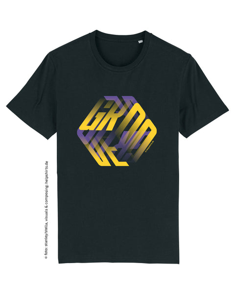 Bio T-Shirt, 3D-Cube Groove