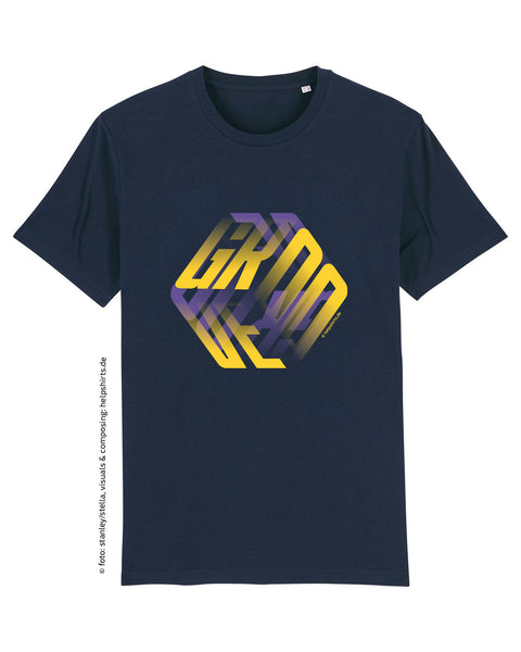 Bio T-Shirt, 3D-Cube Groove