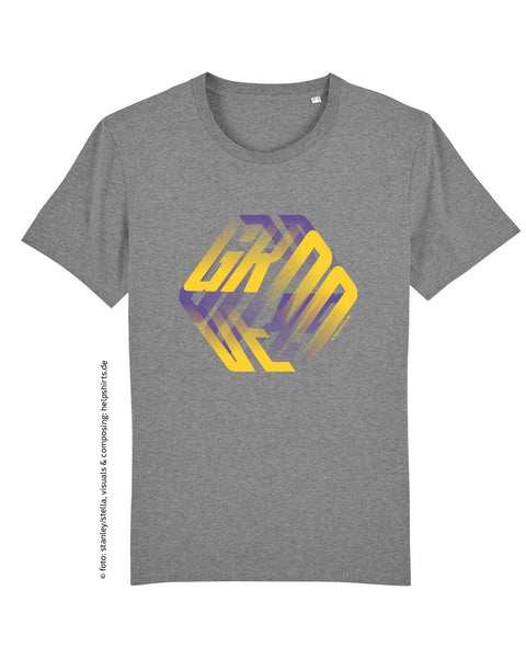 Bio T-Shirt, 3D-Cube Groove