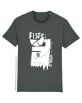 Bio T-Shirt, StreetArt FistWorld white