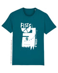 Bio T-Shirt, StreetArt FistWorld white