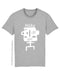 Bio T-Shirt, StreetArt Angry white