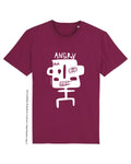 Bio T-Shirt, StreetArt Angry white