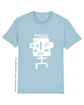 Bio T-Shirt, StreetArt Angry white