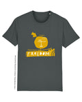 Bio T-Shirt, StreetArt Freedom gold