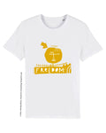 Bio T-Shirt, StreetArt Freedom gold