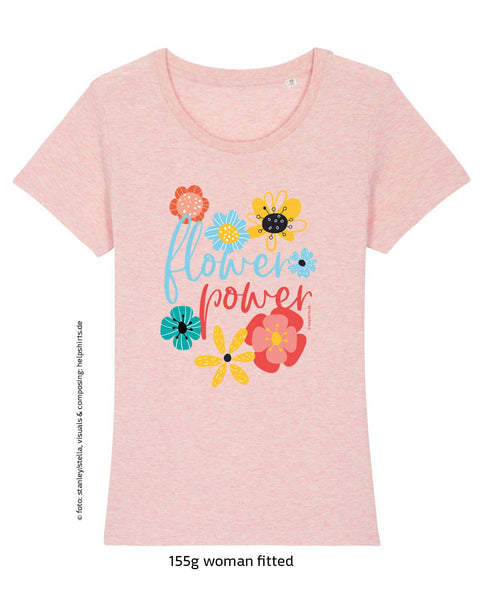 Bio T-Shirt, FlowerPower 1