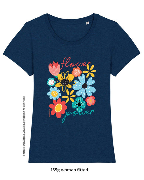 Bio T-Shirt, FlowerPower 2