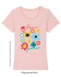 Bio T-Shirt, FlowerPower 2
